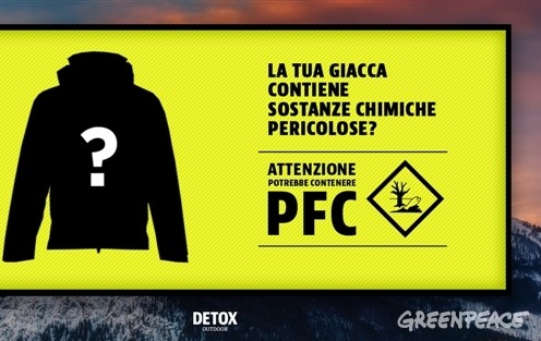 L’allerta di Greenpeace per i PFC nell’abbigliamento outdoor