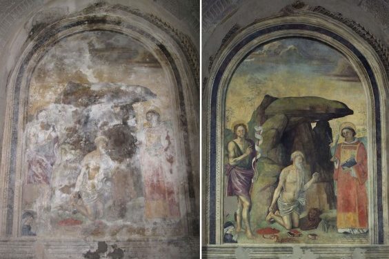 Viterbo: si conclude il restauro di un importante ciclo di affreschi