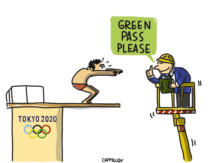 Tokyo 2020: olympic green pass….