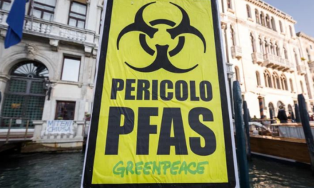 L’Italia contaminata dai PFAS: Greenpeace denuncia e lancia una petizione