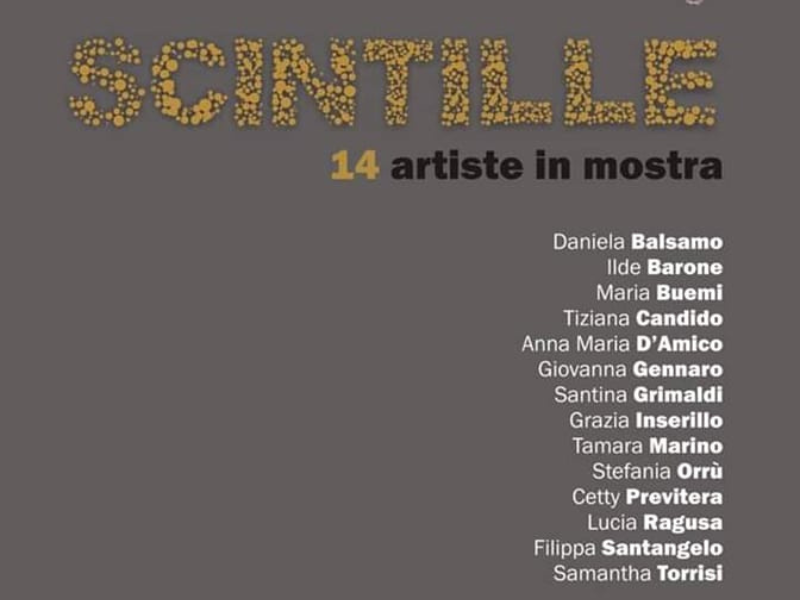 A Caltagirone inaugurata la collettiva “Scintille, 14 artiste in mostra”