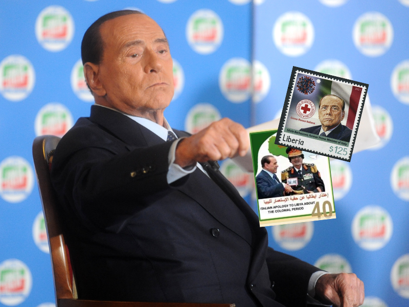 L’appello di WikiMafia contro il francobollo in memoria di Silvio Berlusconi