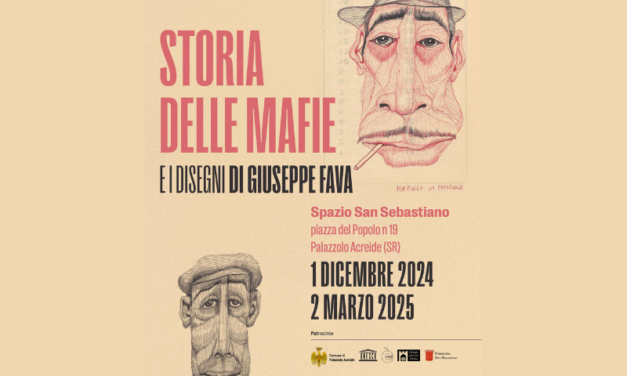 A Palazzolo Acreide, inaugurata la mostra “Storia delle mafie”, con i disegni di Giuseppe Fava