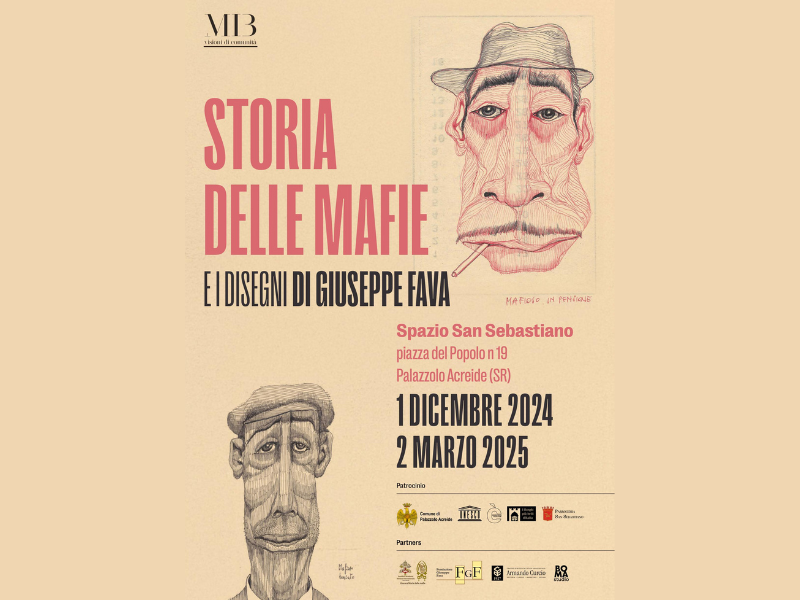 A Palazzolo Acreide, inaugurata la mostra “Storia delle mafie”, con i disegni di Giuseppe Fava